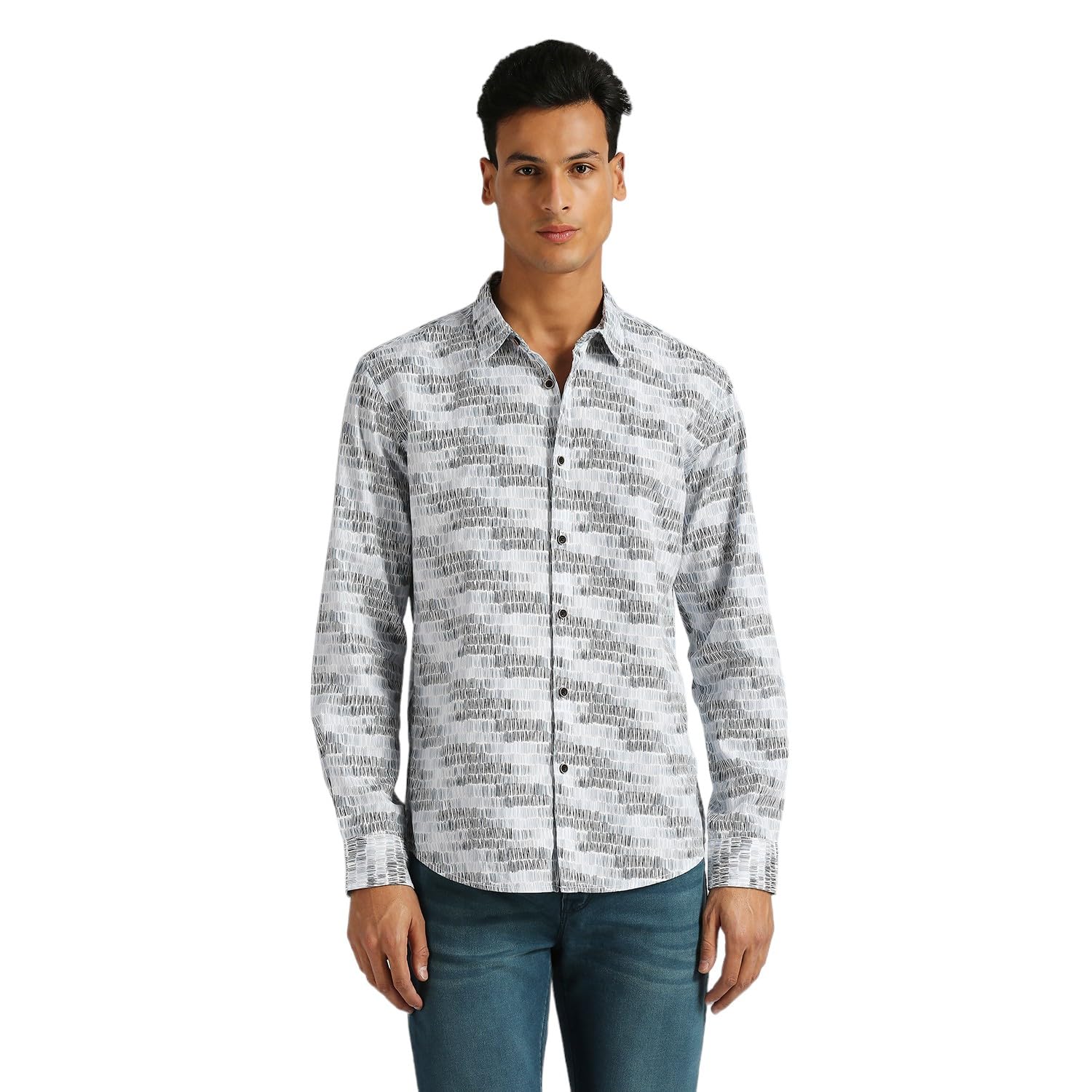 Pepe Jeans MenS Regular Fit Shirt (Pm308697_Grey
