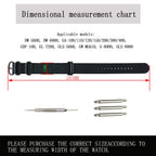 KHZBS Men's Nylon Watch Strap + Adapter for Casio G-shock GA100 GA110 G8900 GW6900 DW5600 G-5600E GWM-5610 GWX5600 Sports watch