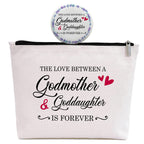 GevGuxLuo Godmother Gifts -Birthday Mother's Day Gift for Godmother -Christmas Gift for Godmother -Makeup Bag Gift