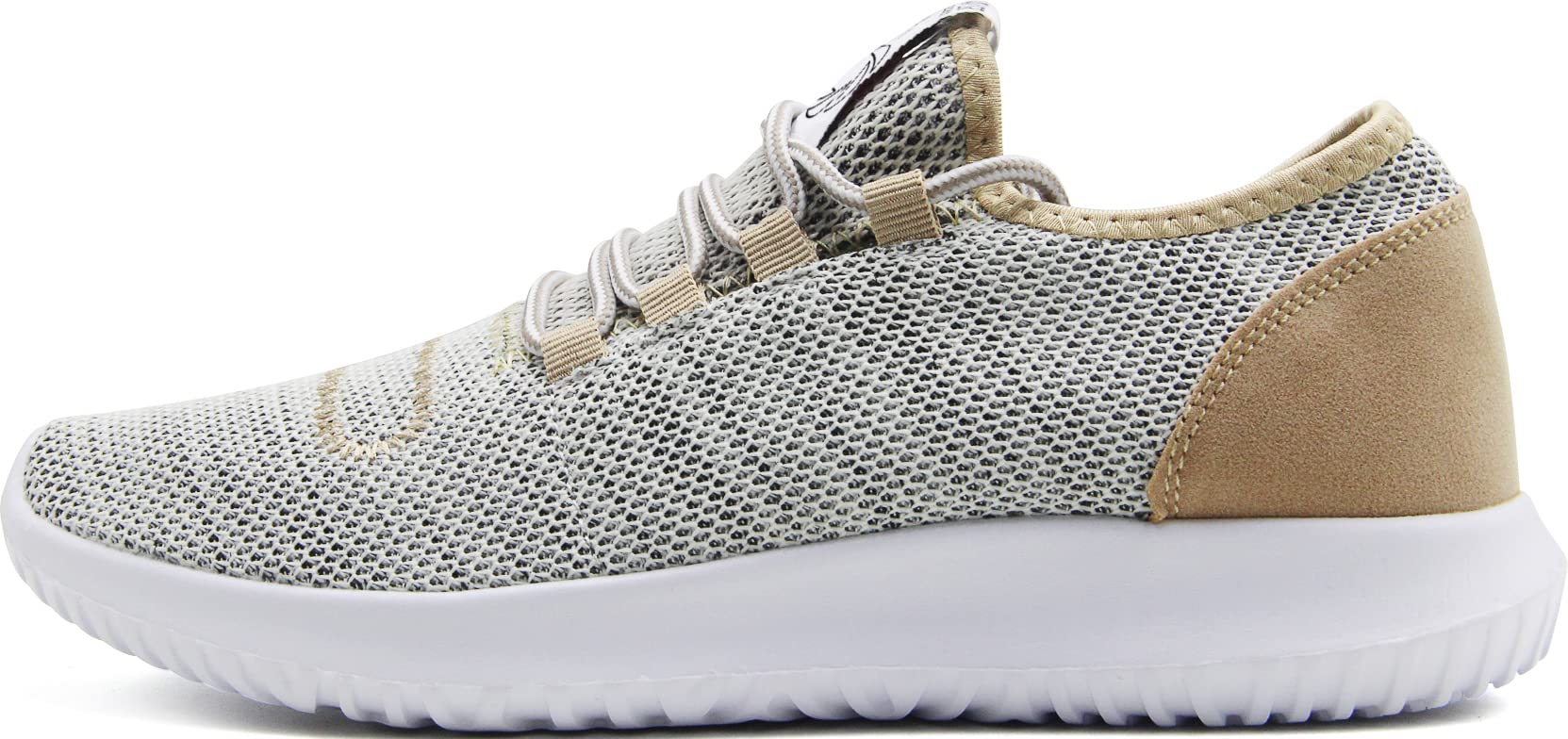 CAMVAVSR Men's Tennis Shoes Slip on Lightweight Soft Sole Comfortable Flexible Fashion Sneakers for Young Men Gold Size 8.5 Cros