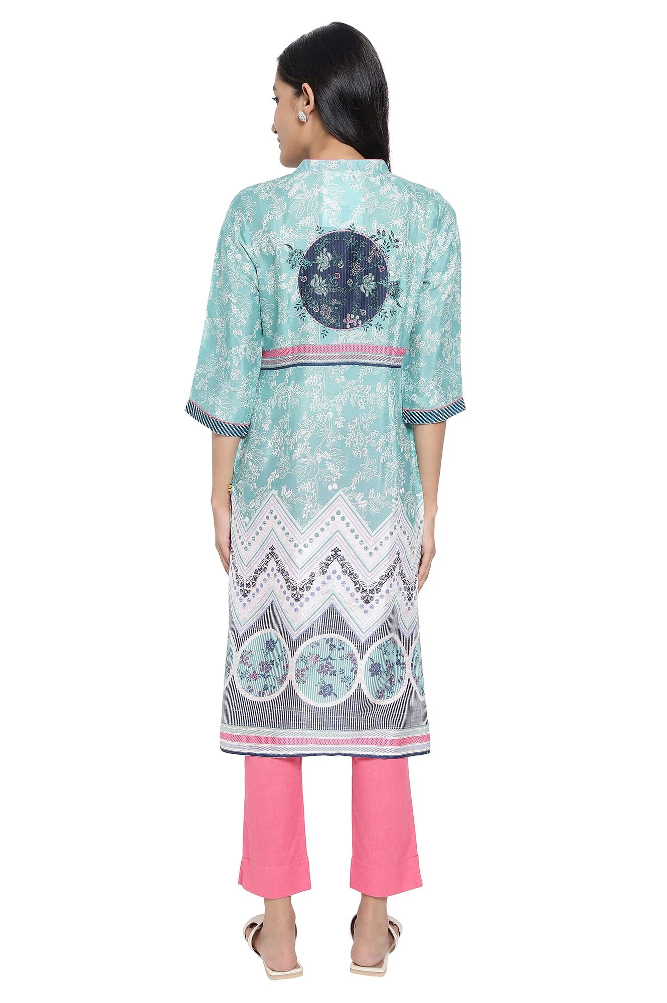 Aurelia Women'S Cotton Printed Regular Kurta