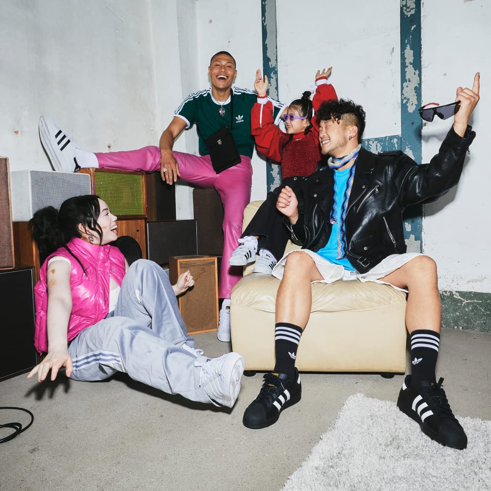 adidas Women's Superstar Sneaker, White/White/White, 8