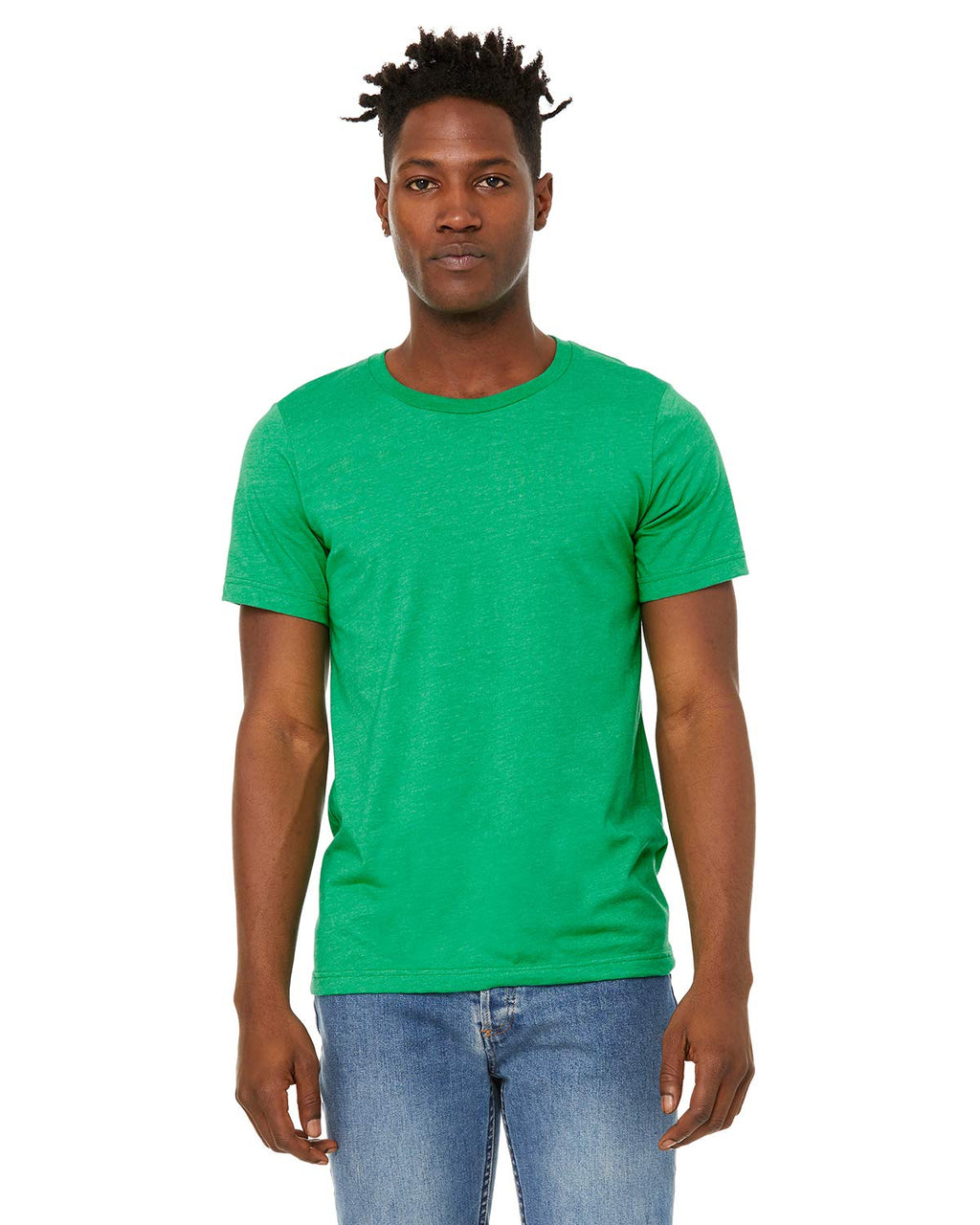 Unisex Sueded T-Shirt - HEATHER RED - XS(D0102H7KE3J)