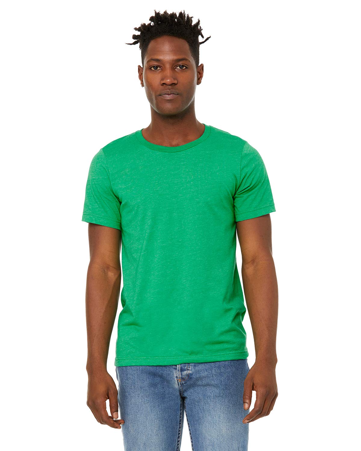 Unisex Sueded T-Shirt - HEATHER RED - XS(D0102H7KE3J)