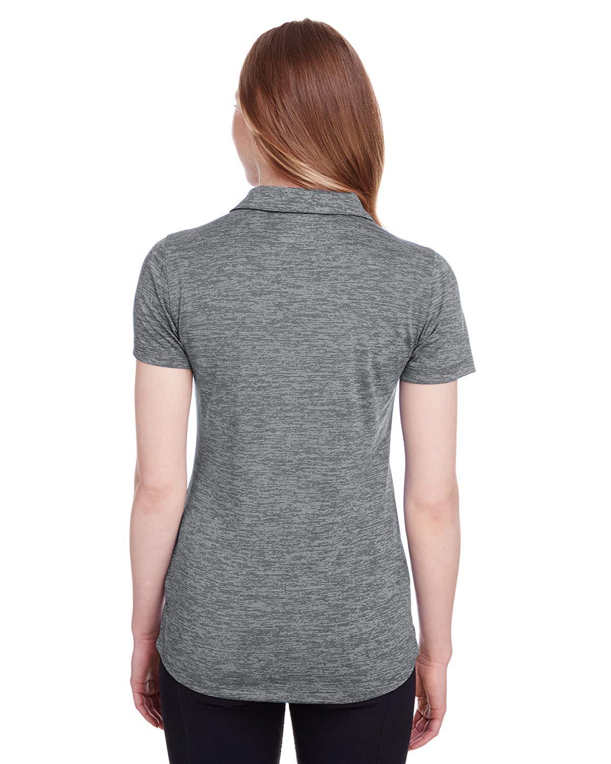 Ladies Icon Heather Polo - PUMA BLAcK - XS(D0102H7DHBX)
