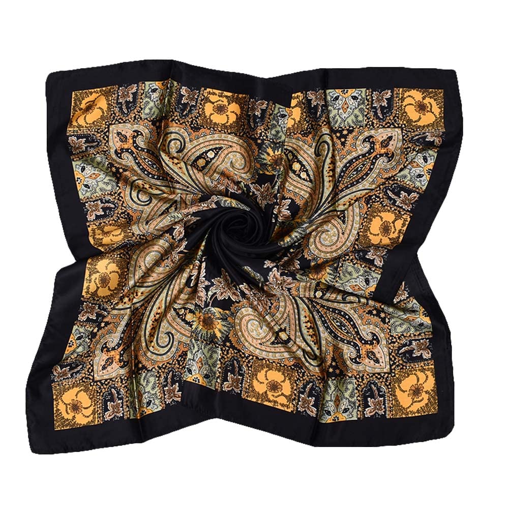 upeilxd 4Pcs Silk Head Scarves for Women Satin Hair Scarf 35   Large Square Bandana Silk Like Neck Scarf Shawl Sleeping Headscar