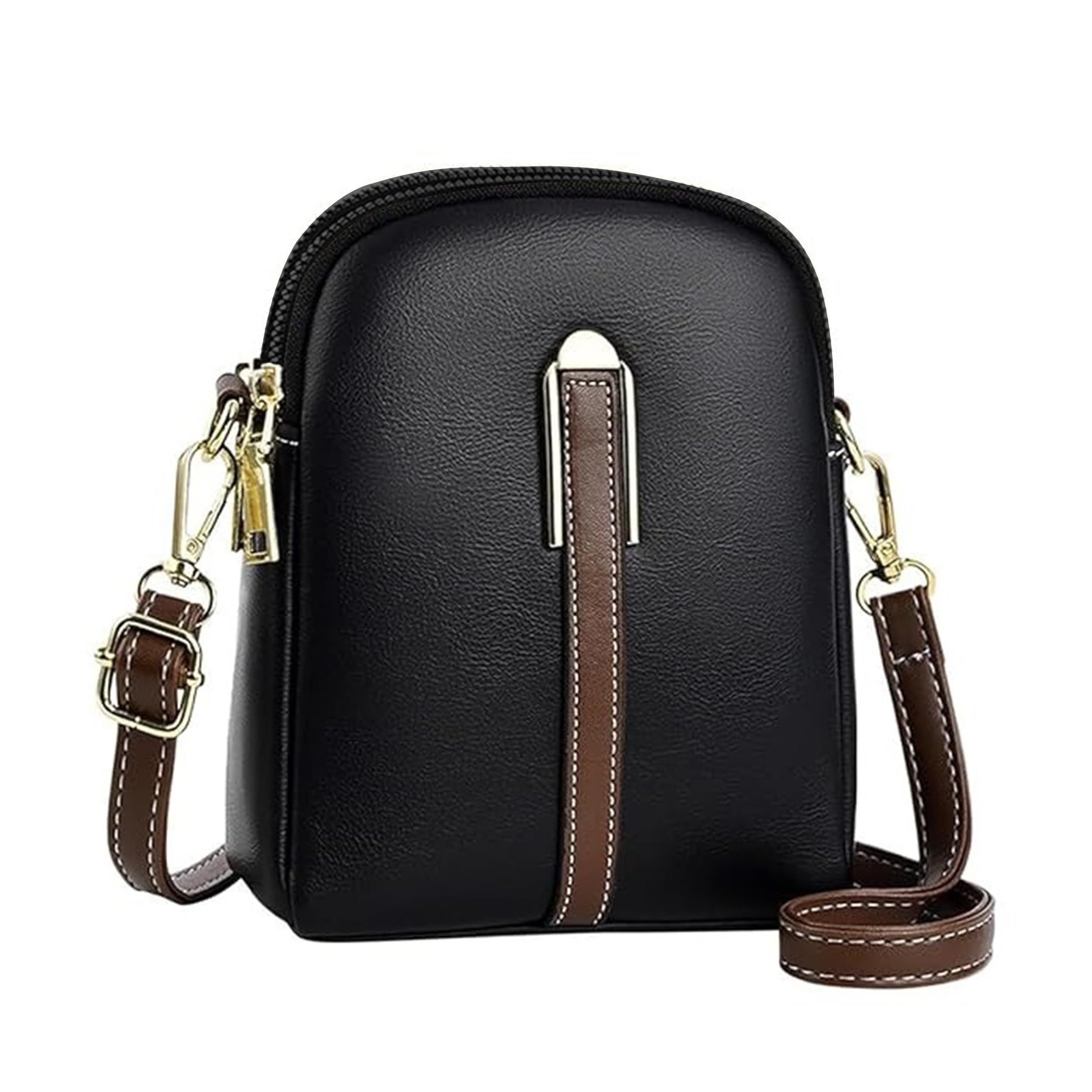 ADISA Womens Girls Grains Cross Body Sling Bag (SL5133-BLA)