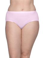 Fruit of the Loom Women's Lightweight Microfiber Underwear, Smooth Under Clothes, Available in Plus Size, Brief-10 Pack-Black/Wh