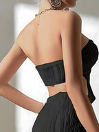 RARE Womens Solid Slim Fit Blouse (EP8164_Black