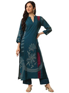 Gerua By Libas Printed Silk Straight Kurta