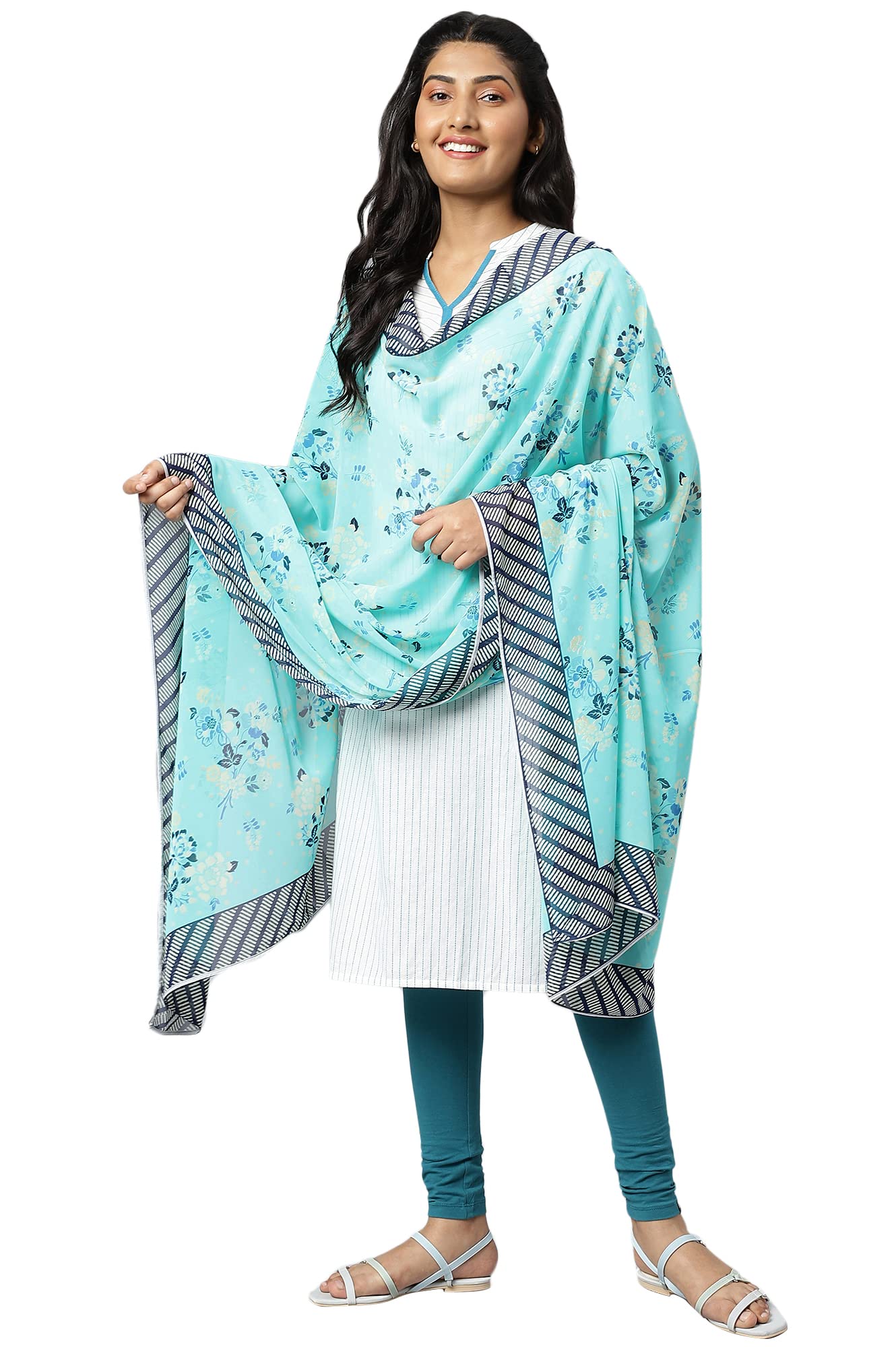 Aurelia Women Ceramic Printed Dupatta_22AUA80002-504136_FS