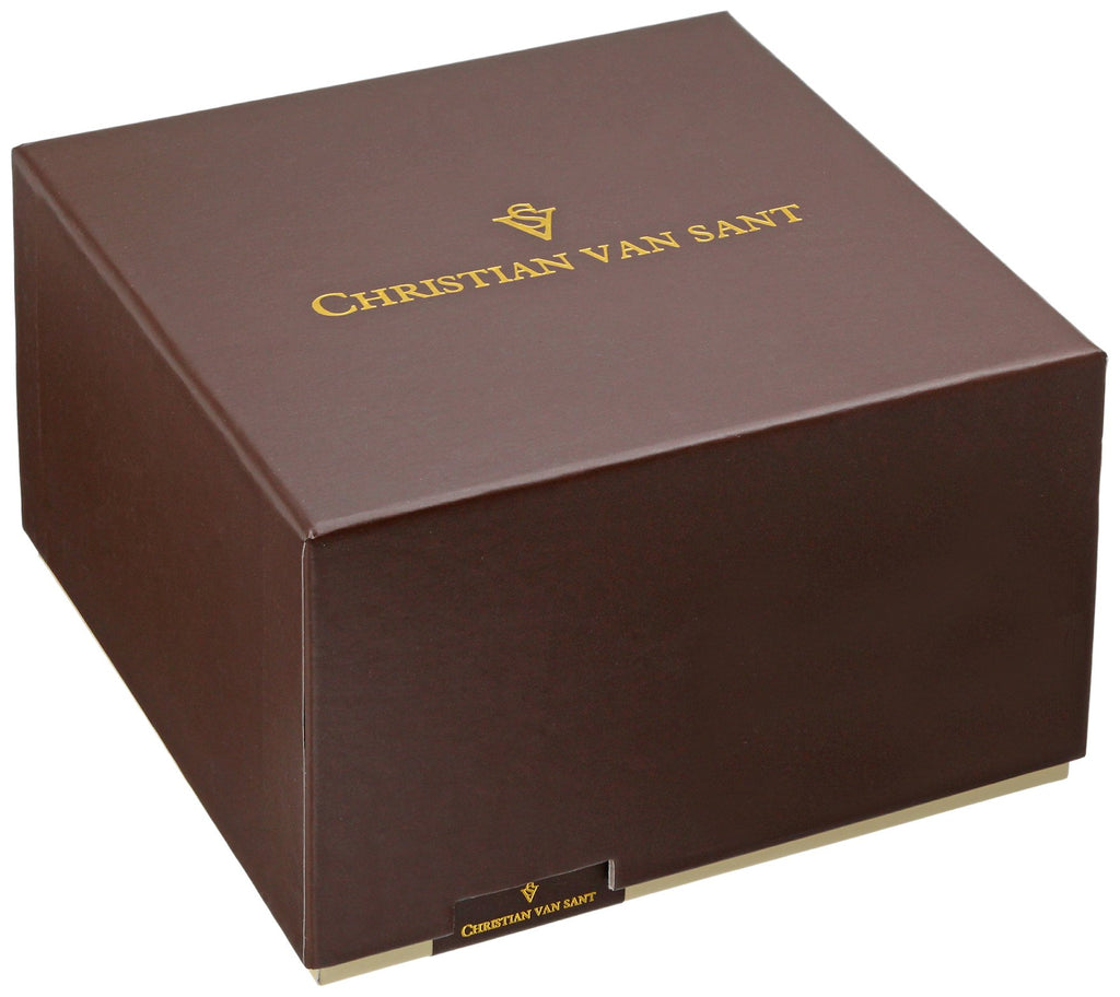 Christian Van Sant Women's CV4820 Elegant Analog Display Quartz Black Watch