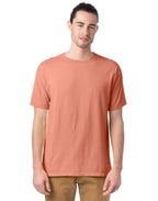 Mens garment-Dyed T-Shirt - BLAcK - S(D0102H7DA8X)