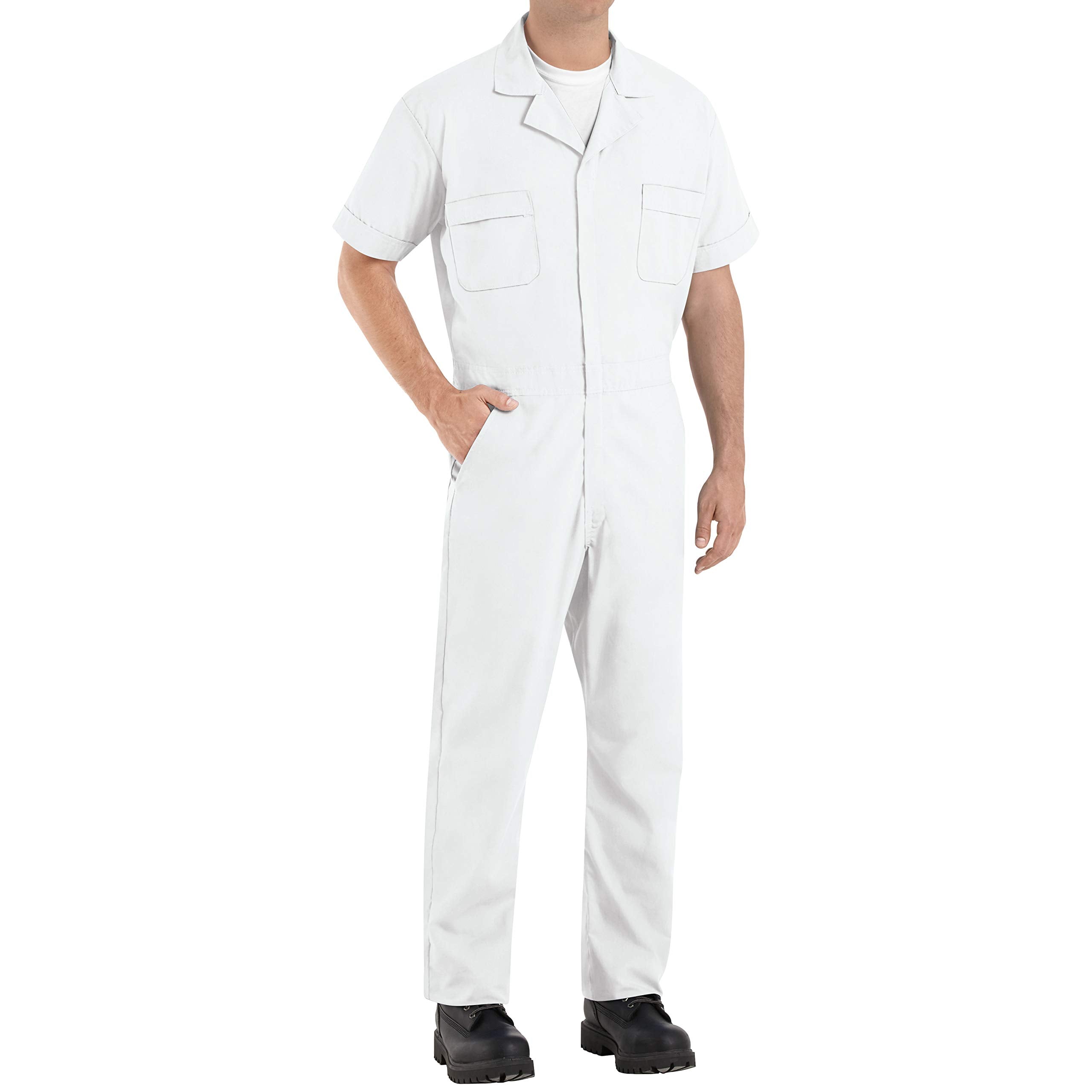 Red Kap Mens Size Speedsuit, White, X-LargeTall