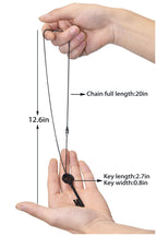 C-ZOFEK Button Key Necklace Dragonfly Hair Clip for Other Mother Halloween Cosplay Prop (Black)