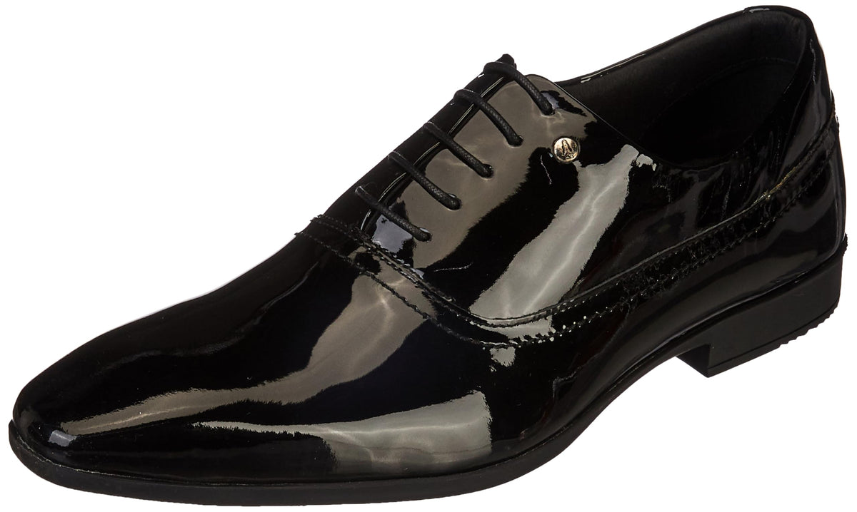 Hush Puppies Mens Matrix Patent Oxford Black Formal Shoes  7 UK (8386108) 7