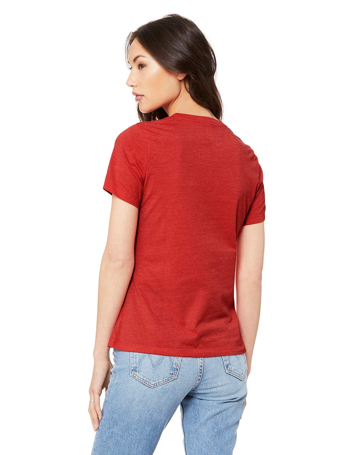 Ladies Relaxed Heather cVc Short-Sleeve T-Shirt - ATHLETIc HEATHER - S(D0102H7WRX6)