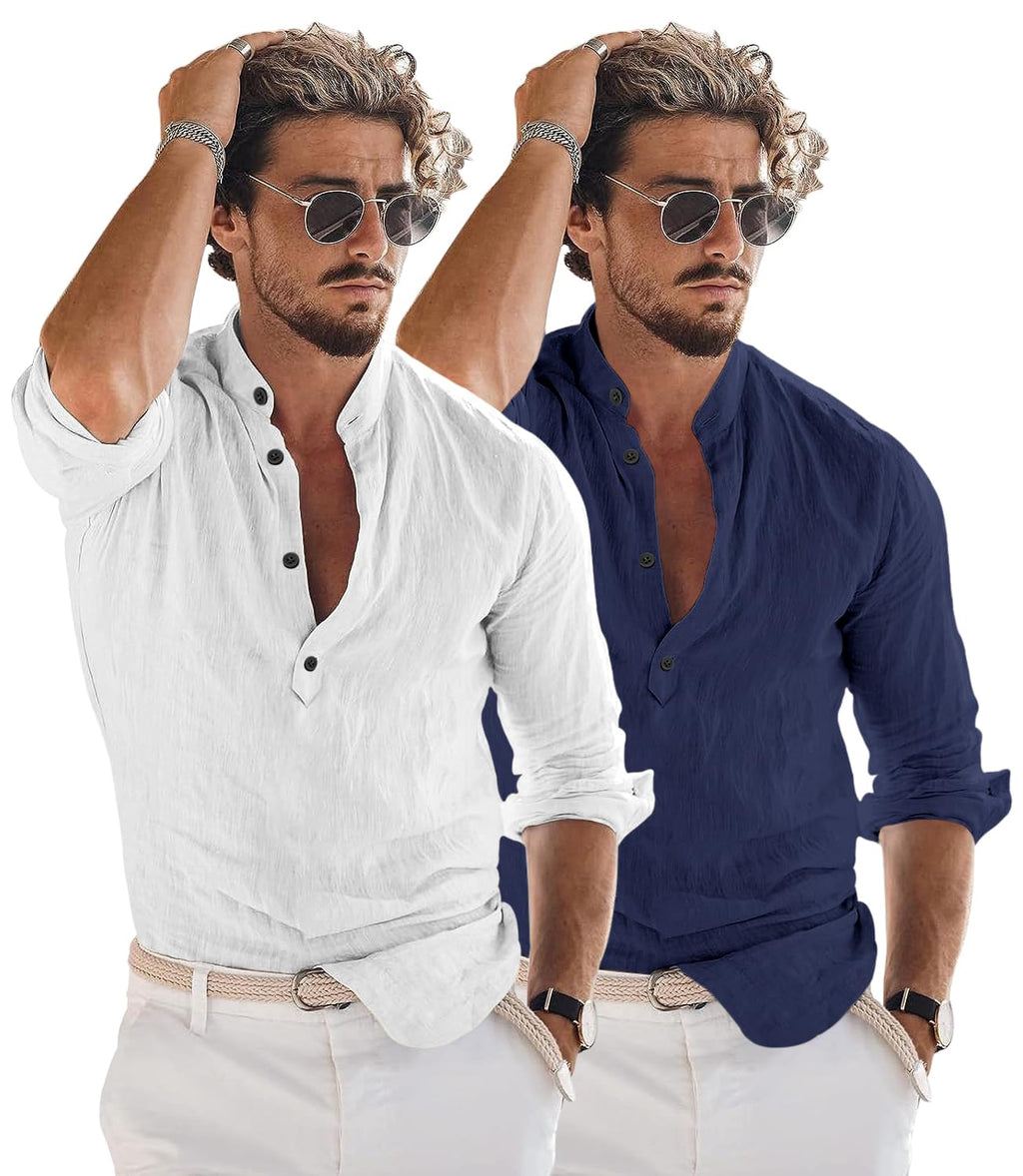 Zartha MenS Regular Fit Solid Pattern Cotton Blend Kurta With Spread Collar Long Sleeve And Standard Length | Shirt For Man