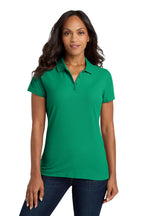 Port Authority Ladies core classic Pique Polo L100 Bright Kelly green S