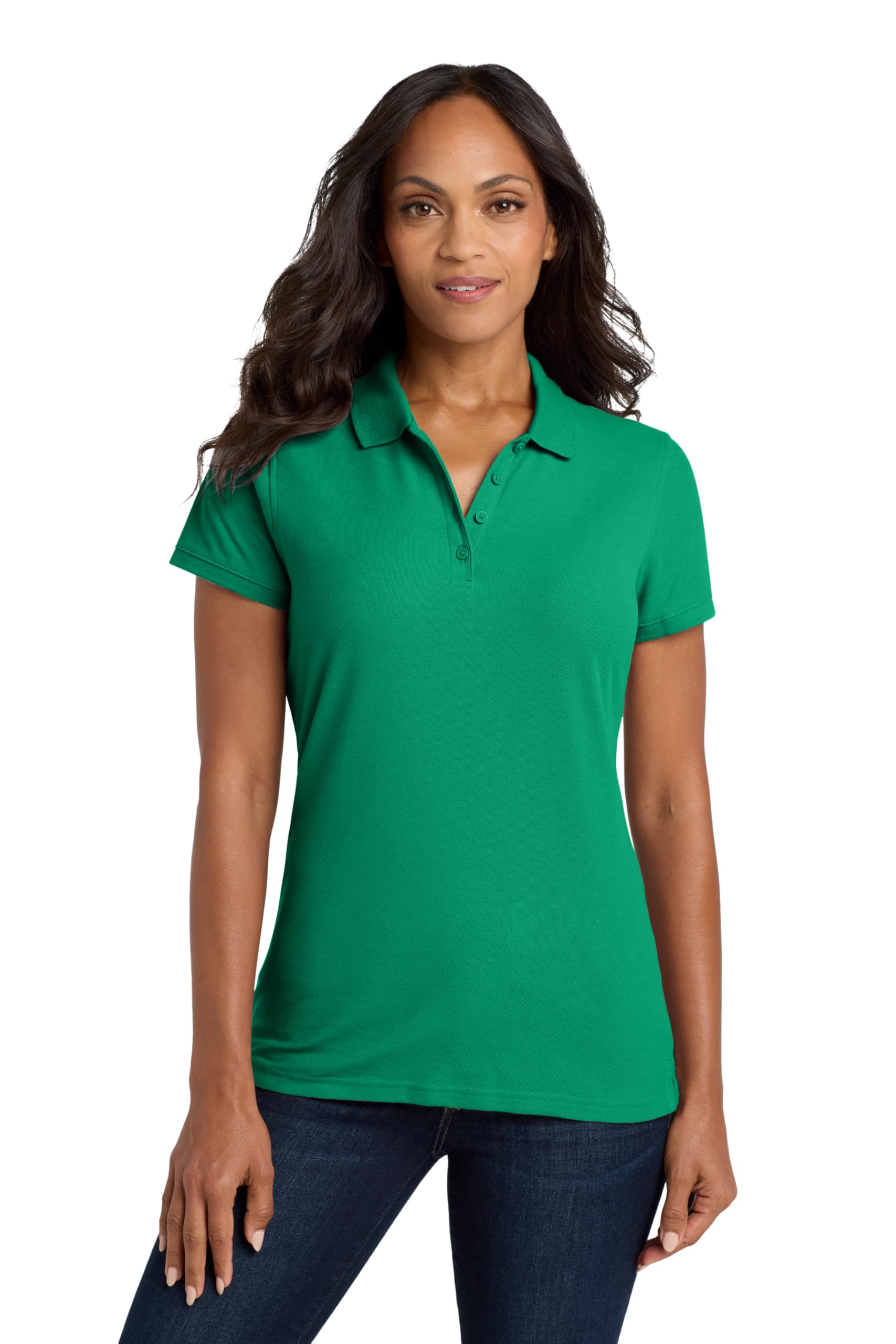Port Authority Ladies core classic Pique Polo L100 Bright Kelly green S
