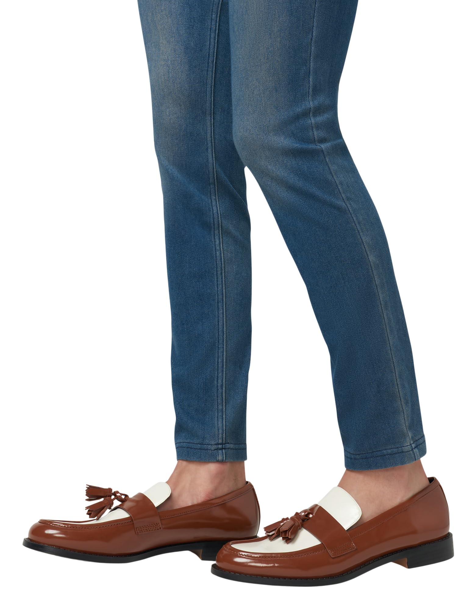 Hue Women's Ultra Soft High Waist Denim Leggings Sockshosiery, -steely Blue, Small