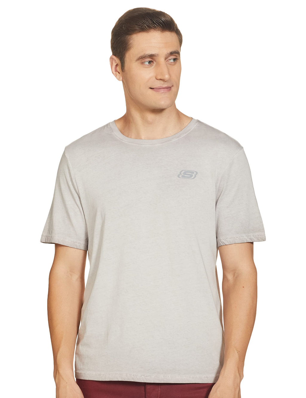 Skechers Men Diamond Wash Breakers Crew T-Shirt