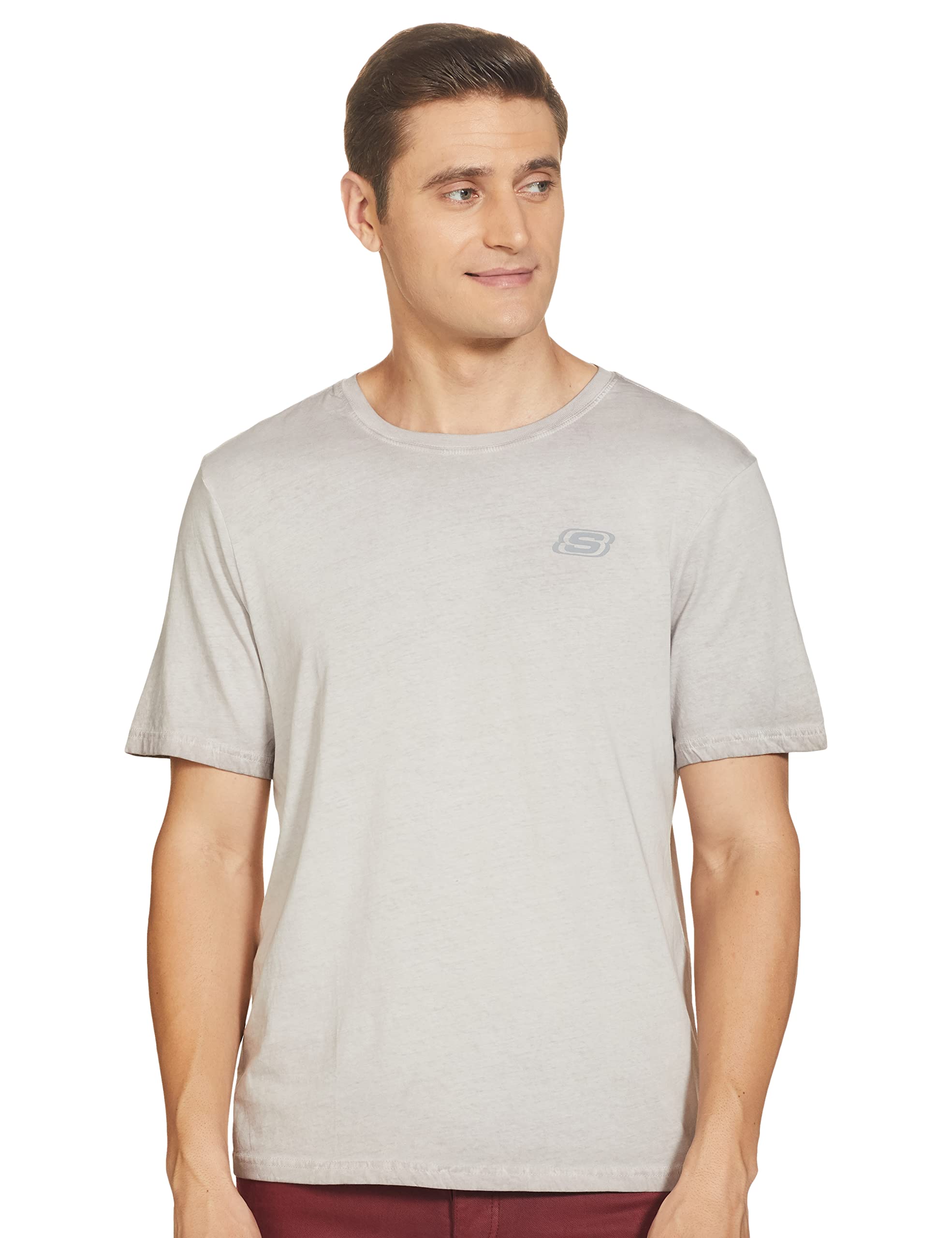 Skechers Men Diamond Wash Breakers Crew T-Shirt