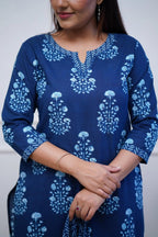 Nermosa Women Printed Kurta And Pant Set With Dupatta (X-Large)