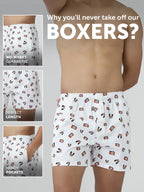 XYXX Mens Super Combed Cotton Remix Printed Boxers [Pack of 2] No-Marks Waistband, Comfort Stretch | Innerwear for Men in Colou