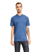Next Level Men's Sueded Crew XS HTHR COOL BLUE