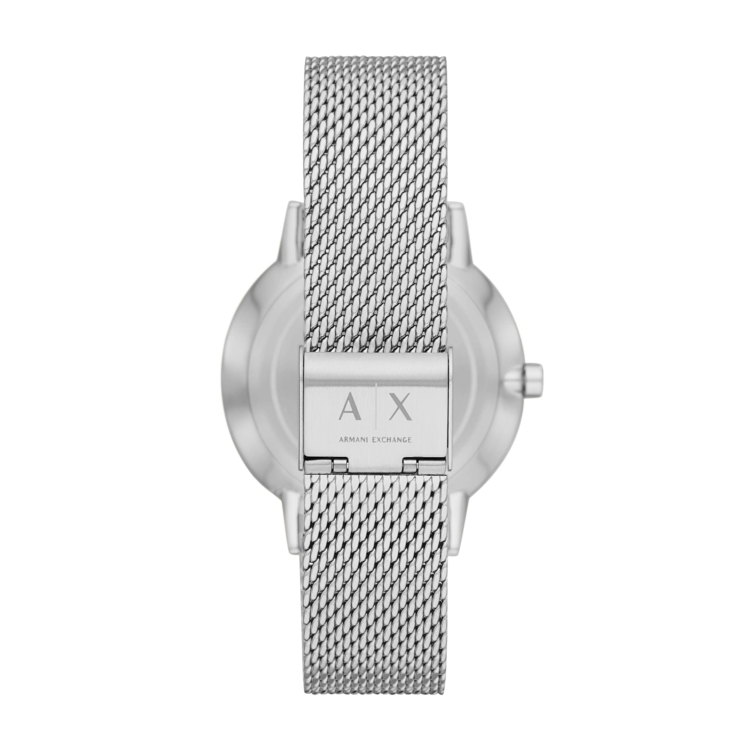 A|X ARMANI EXCHANGE Men's Multifunction Silver-Tone Stainless Steel Mesh Band Watch (Model: A|X2714)
