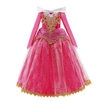 Dressy Daisy Beauty Princess Costume Dress Up for Toddler Girls Halloween Birthday Party Fancy Ball Gown Size 3T 4T