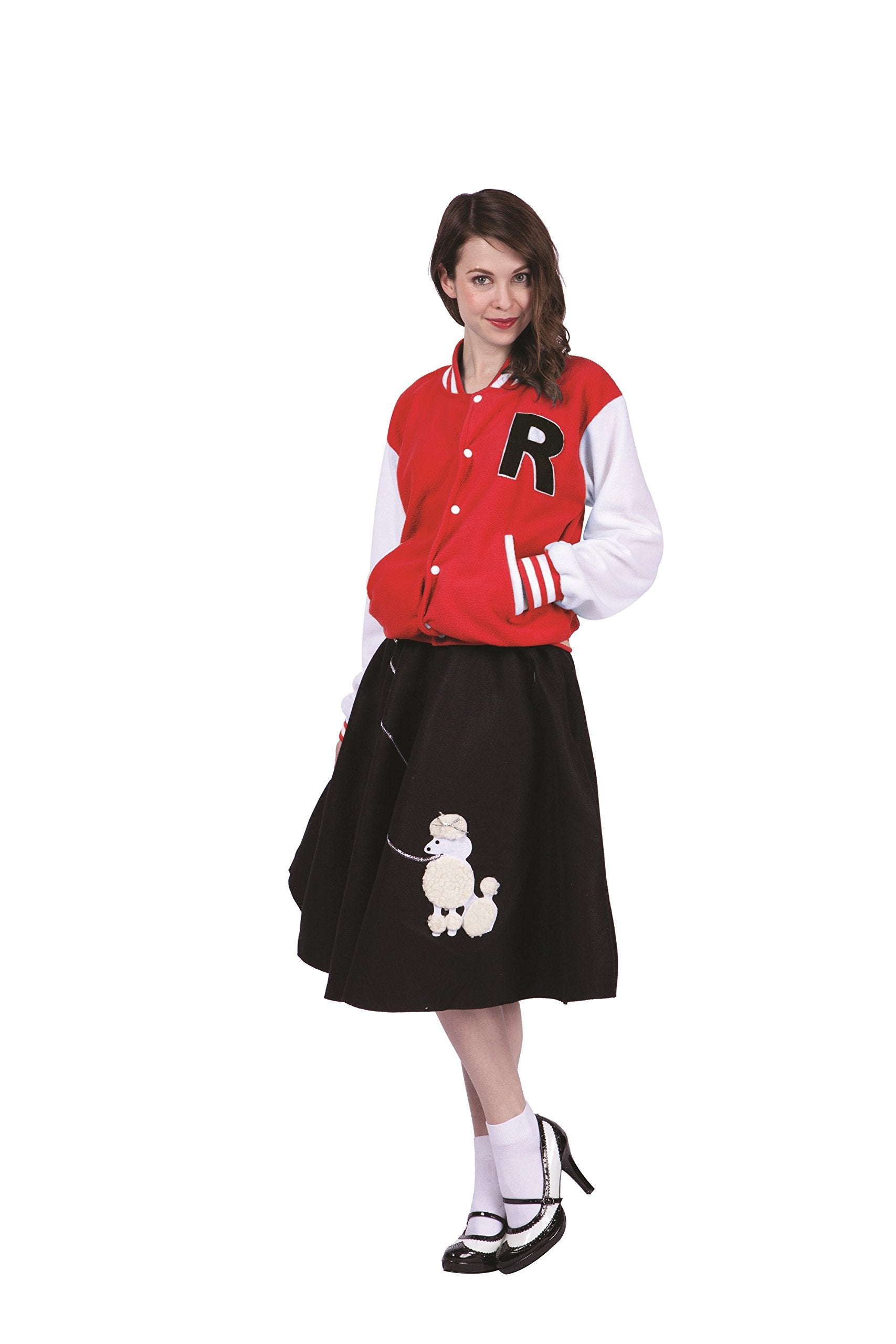 Women's Letterman Jacket Red L