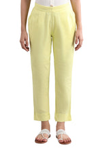 Aurelia Womens Slim Fit Pants (20FEA60015-601414_Yellow_X-Large)