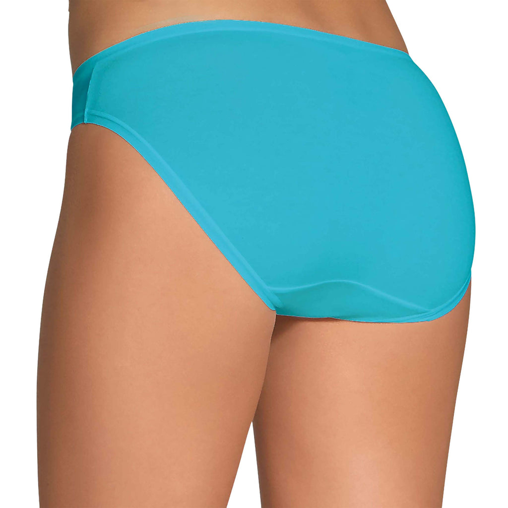 Fruit Of The Loom Womens Breathable Underwear, Moisture Wicking Keeps You Cool & Comfortable, Available Plus Size Bikini, Coolbl
