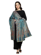 Weavers Villa Womens Kashmiri Woven Acro Wool Paisley Kani Ladies Shawl, 100cm x 200cm