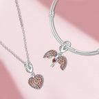 Annmors 925 Sterling Silver Safety Chain fit Bracelets Family Safety Chain Rosegold Infinity Love Charms Dangle Beads 5A Cubic Z