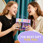 Burskit Chenille Letter Clear Zipper Pouch for Travel Preppy Patch Makeup Bag-Nylon Cosmetic Preppy Makeup Waterproof Organizer