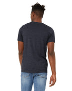 Unisex Sueded T-Shirt - HEATHER RED - XS(D0102H7KP8T)