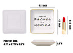 The One Where Friends - You are The Rachel to My Monica - Ceramic Jewelry Holder Ring Dish Trinket Box Tray - Long Distance Frie
