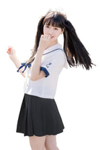 Girl's Flared Vintage Pleated High Waist Sexy Skirts(S,Black)