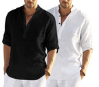 Zartha MenS Regular Fit Solid Pattern Cotton Polyester Blend Kurta With Spread Collar Long Sleeve And Standard Length | Shirt F