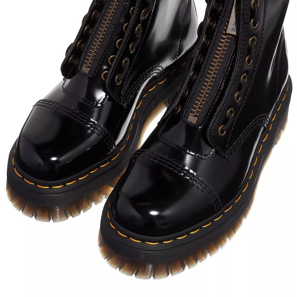 Dr. Martens Women's Vegan Sinclair Fashion Boot, Black Oxford, 7