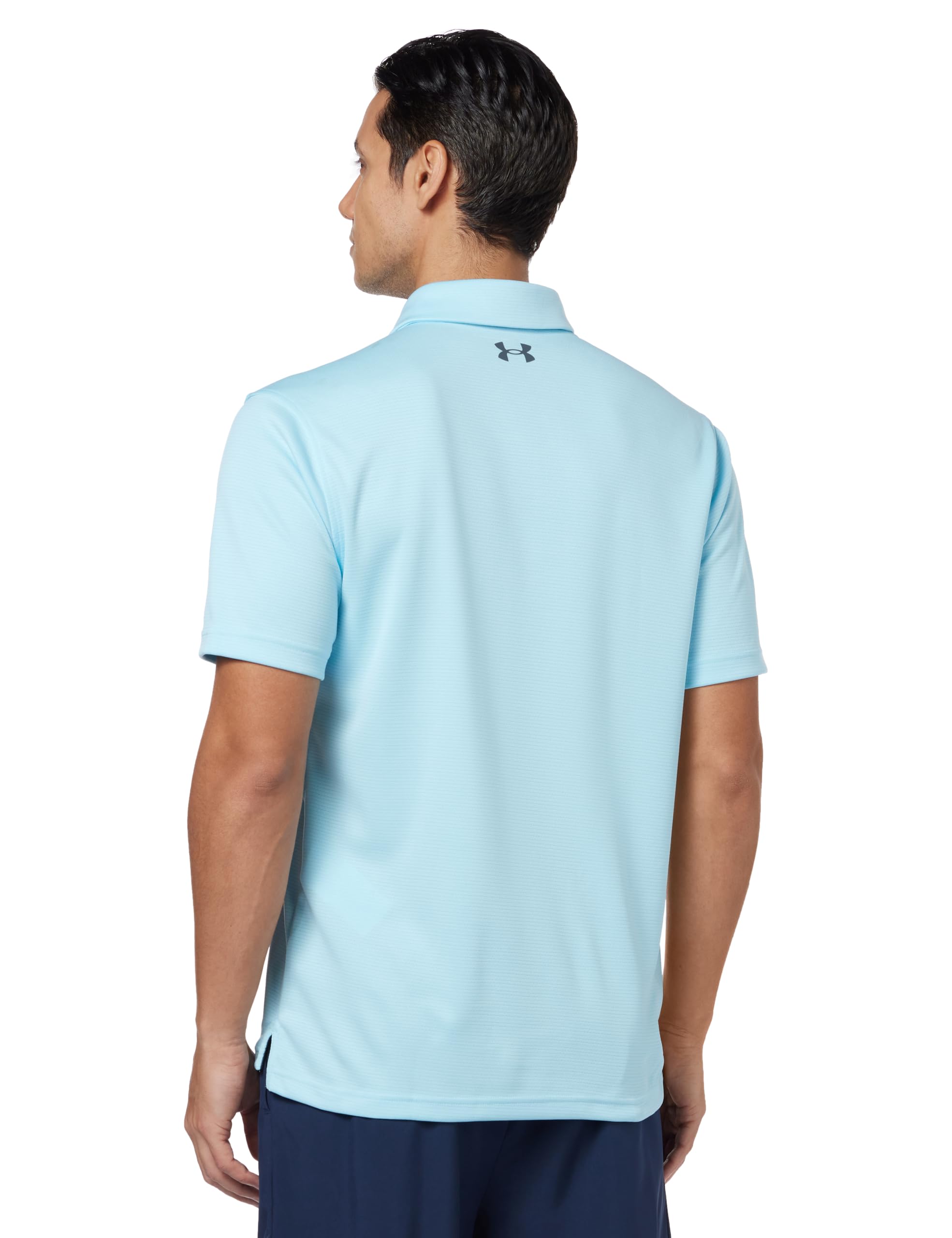 Under Armour Men's Tech Golf Polo, (494) Stream / / Pitch Gray, 3X-Large