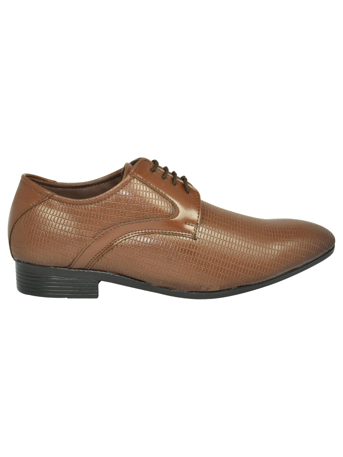 AJANTA Imperio Mens LaceUp Formal Shoes | Classic Office & Business Wear Footwear (Tan) 6