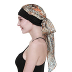 Ladies Chemo Turban Hats Beanie Scarf Cancer Headwear for Hair Loss Patients