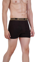 PRAKASAM COTTON -Marlow Mens 100% Pure Combed Cotton Outer Elastic Plain Trunks (Pack of 2)