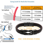 JoycuFF Mother And Son Bracelet, Birthday Gifts for Son, To My Sons Bracelet from Dad, Son Birthday Gift from Mom, Christmas Ann