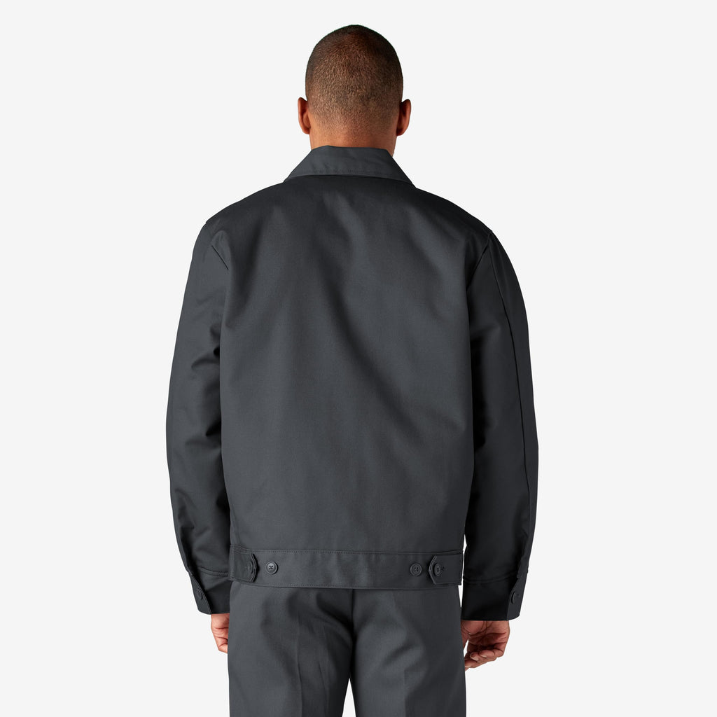 Dickies Mens Insulated Eisenhower Front-Zip Jacket,charcoal,2X-LargeRegular,charcoal,2X-LargeRegular
