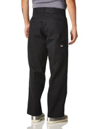 Dickies mens Dickies Men's Loose Fit Double Knee Twill Work Utility Pants, Black, 48W x 34L US